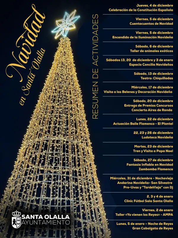 Programación Navideña Santa Olalla