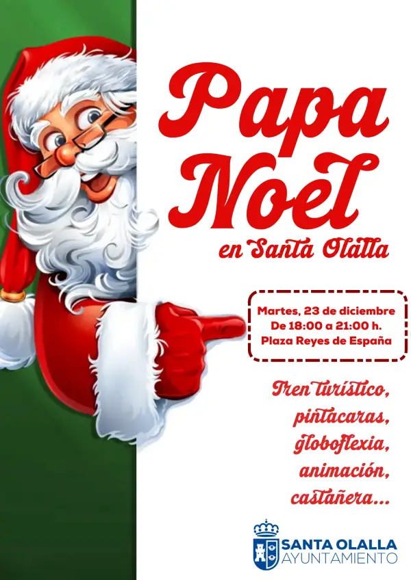 Papá Noel llega a Santa Olalla
