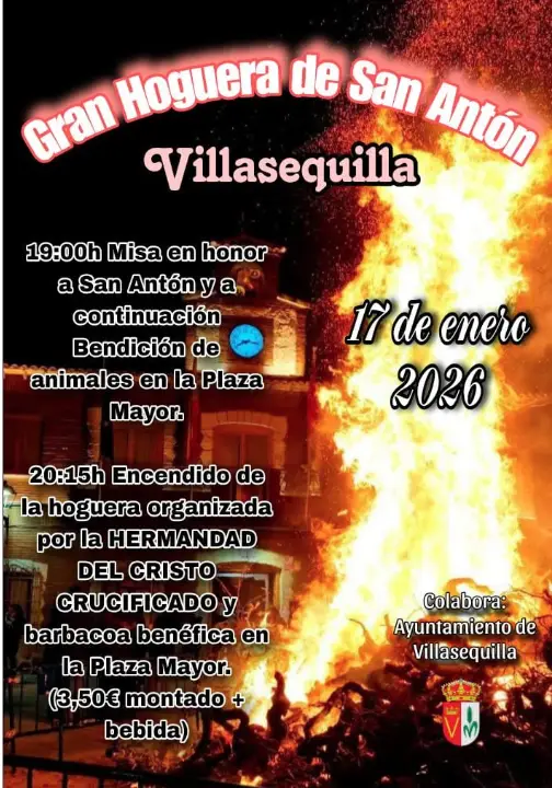 Festividad de San Antón en Villasequilla
