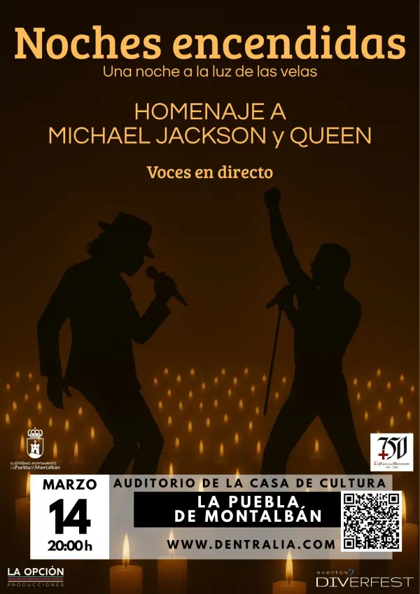 Noches Encendidas: Homenaje a Michael Jackson y a Queen en La Puebla de Montalbán