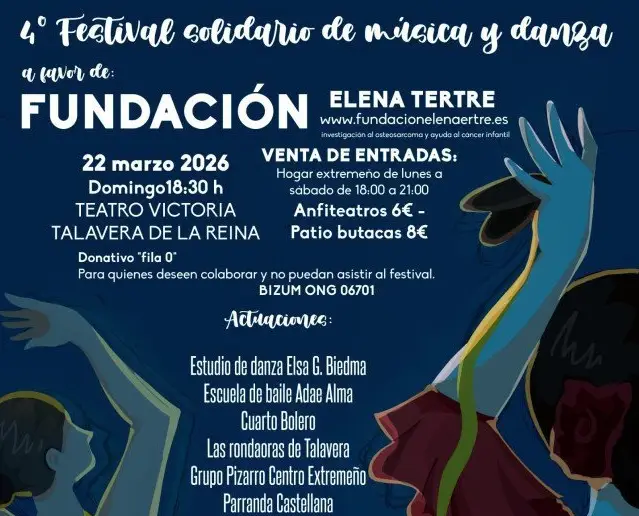 4º Festival Solidario de Música y Danza a favor de la Fundación Elena Tertre