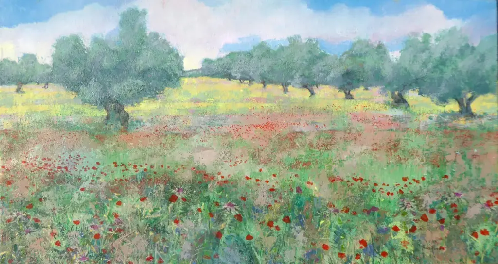 Primavera Exposición 'Diálogos con el horizonte' de Miguel Ruiz Poveda, obra Primavera