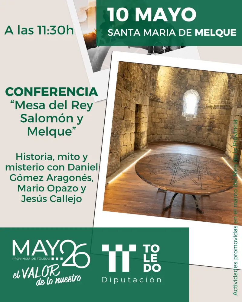 Conferencia "Mesa del Rey Salomón y Melque"