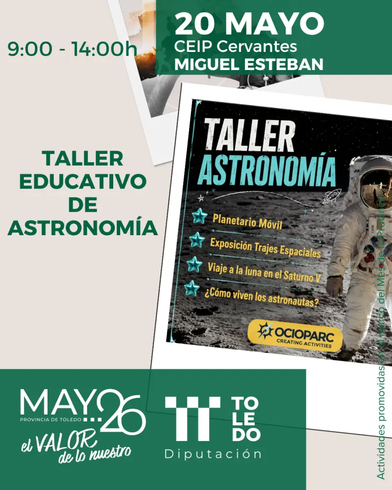 Taller educativo de astronomía