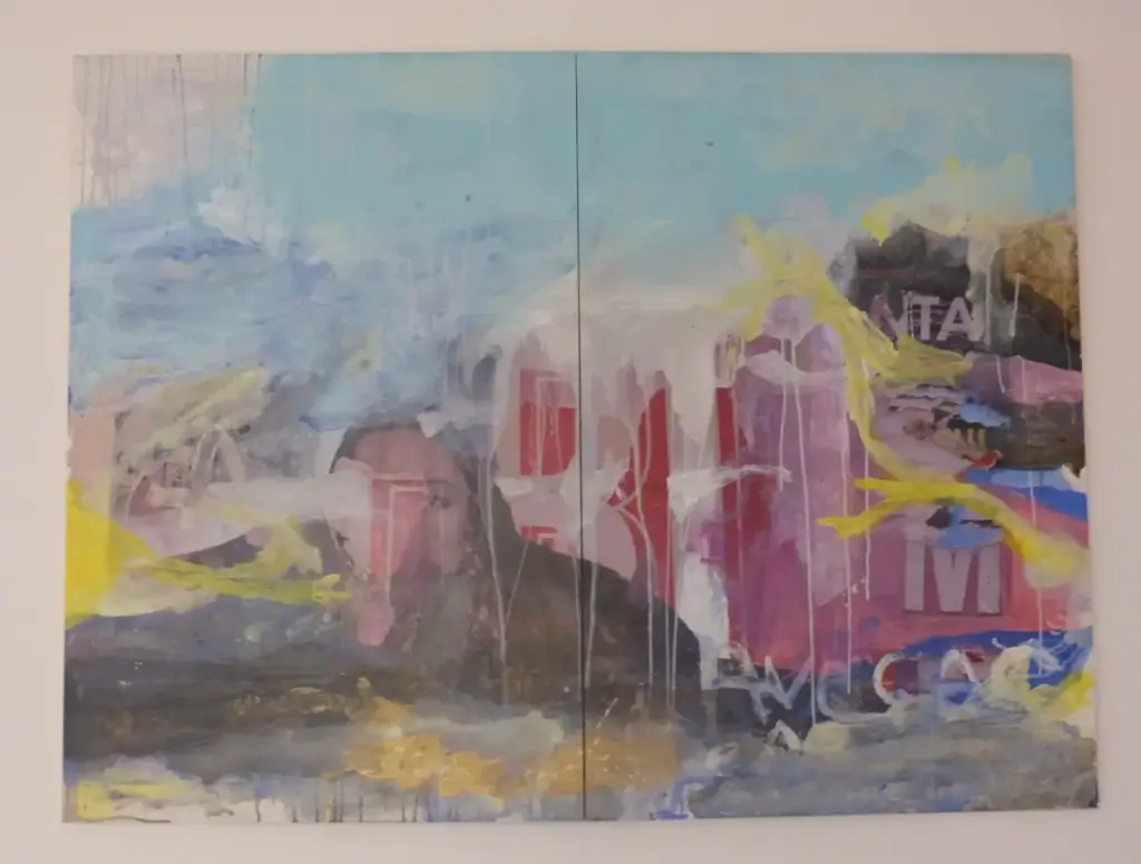 No title Blue Green Pintura 'No title Blue Green' de Baldo Limón, obra que representa la historia de lo que fuimos