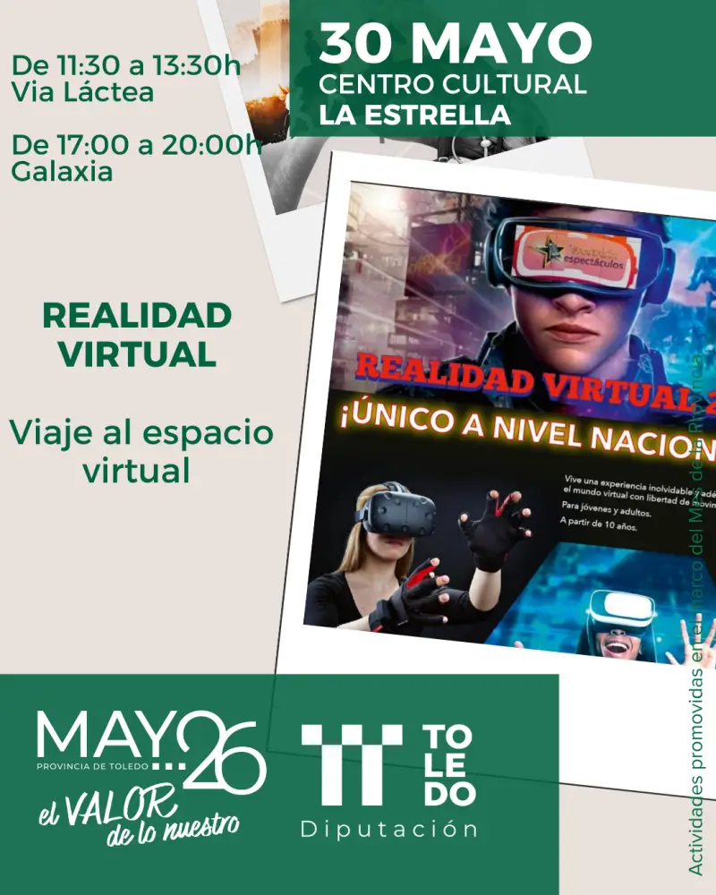 Realidad virtual: viaje al espacio