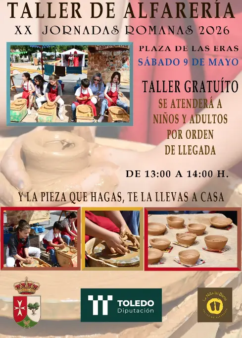 Taller de alfarería, XX Jornadas Romanas 2026