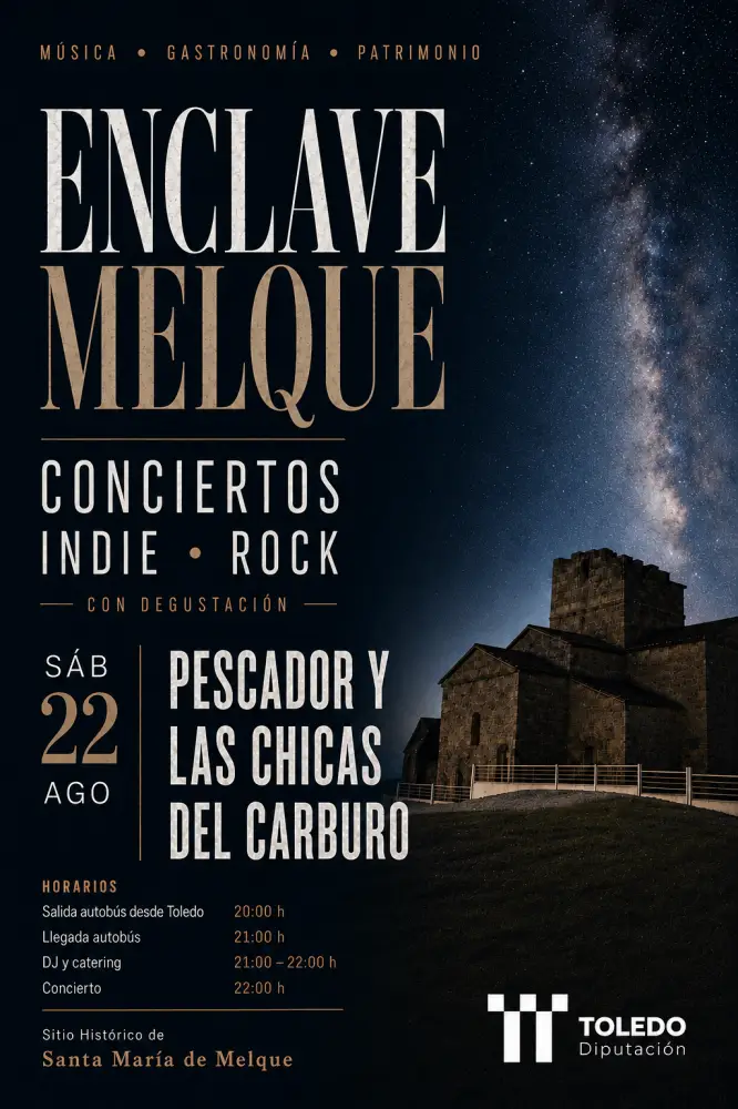 Enclave Melque - Conciertos de Indie·Rock - Pescador y  las Chicas del Carburo