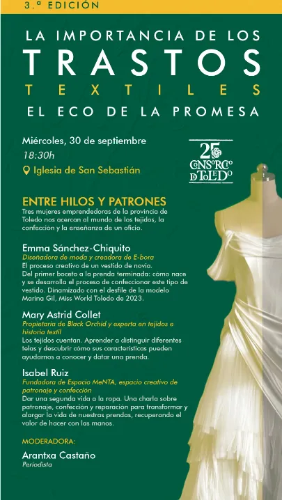 Charla "Entre hilos y patrones"