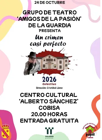 Teatro “Un crimen casi perfecto”